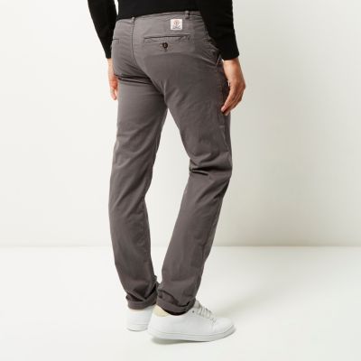 Dark grey Franklin & Marshall chino trousers